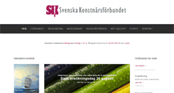 Desktop Screenshot of konstnarsforbundet.se